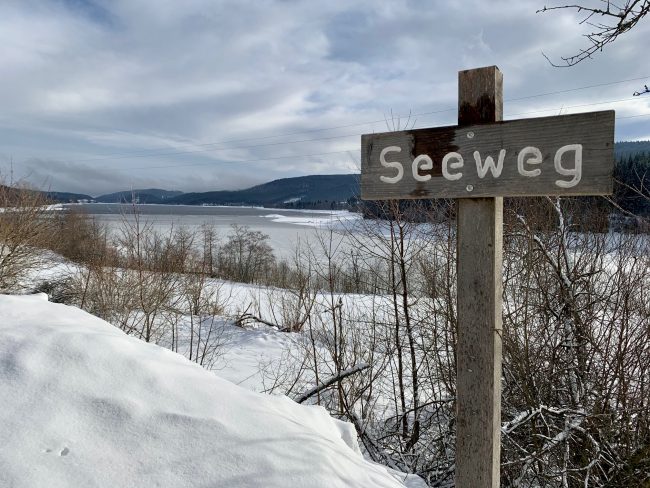 Winterwanderung Seeweg Schluchsee